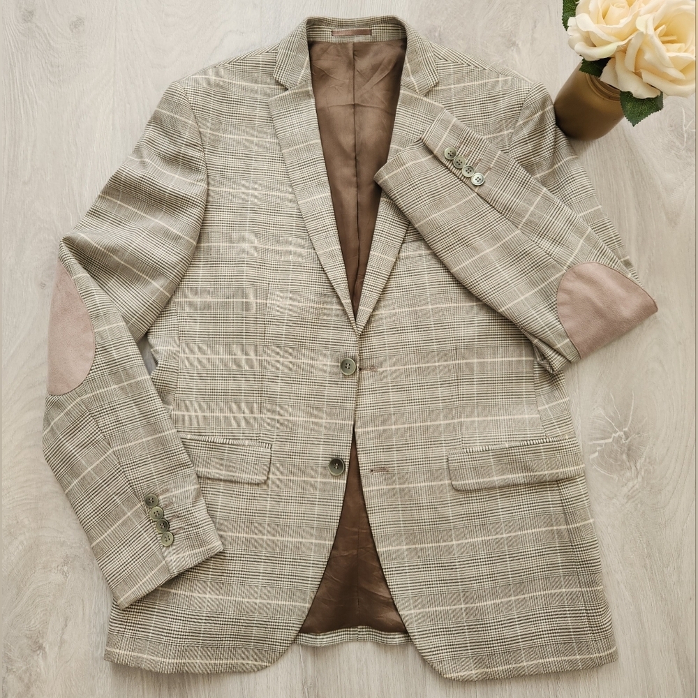 DEVRED Plaid Blazer 38 L